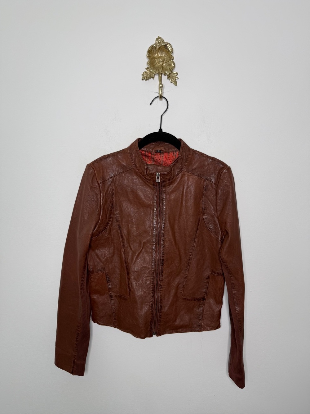 Bano eeMee Fitted Leather Jacket 6